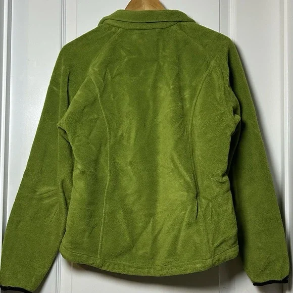 Marmot‎ Fleece Long Sleeve Full Zip Green Jacket Outdoor Performance Style - Picture 2 of 3